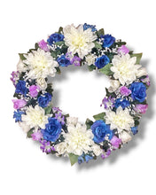 Load image into Gallery viewer, Signature Memorial Wreath - Artificial Flowers 20” & 24”D