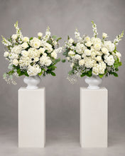 Load image into Gallery viewer, Classic White Altar Arrangement (A Pair of Two)