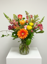 Load image into Gallery viewer, Seasonal Vibrant Vase Arrangement - Standard