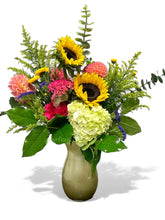 Load image into Gallery viewer, Seasonal Vibrant Vase Arrangement - Premium