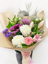 Load image into Gallery viewer, Pretty Pastel Hand-tied Bouquet