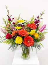 Load image into Gallery viewer, Seasonal Vibrant Vase Arrangement - Deluxe