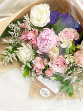 Load image into Gallery viewer, Pretty Pastel Hand-tied Bouquet