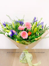 Load image into Gallery viewer, Seasonal Vibrant Hand-tied Bouquet