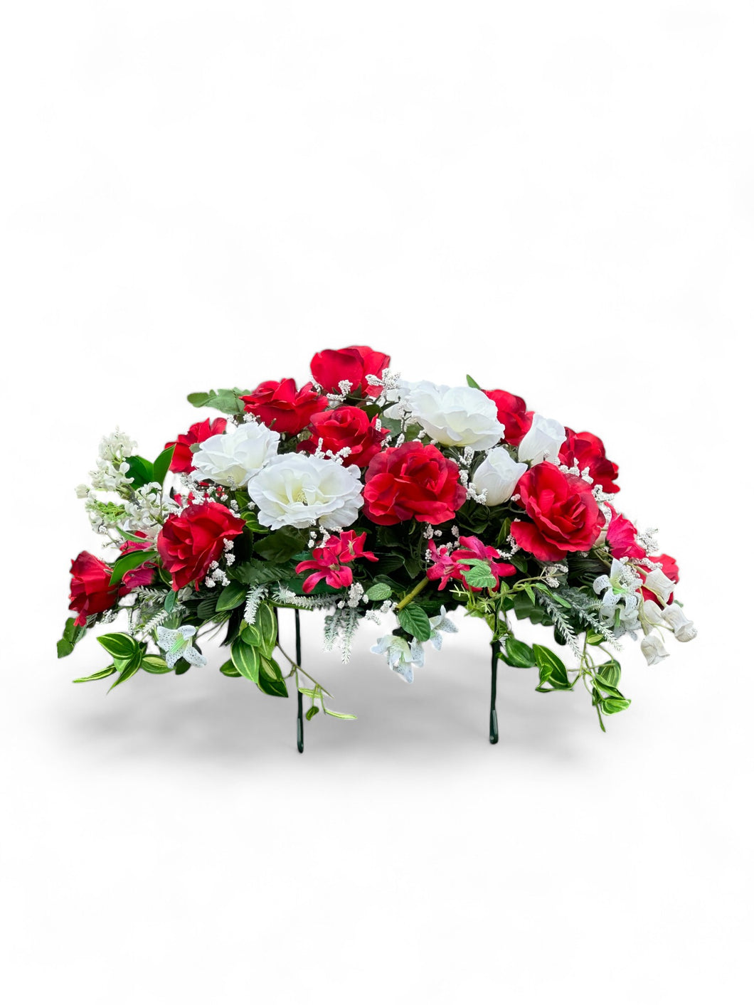 Classic Rose Saddle - Red and White
