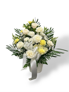 Serenity Floral Basket - 3 sizes