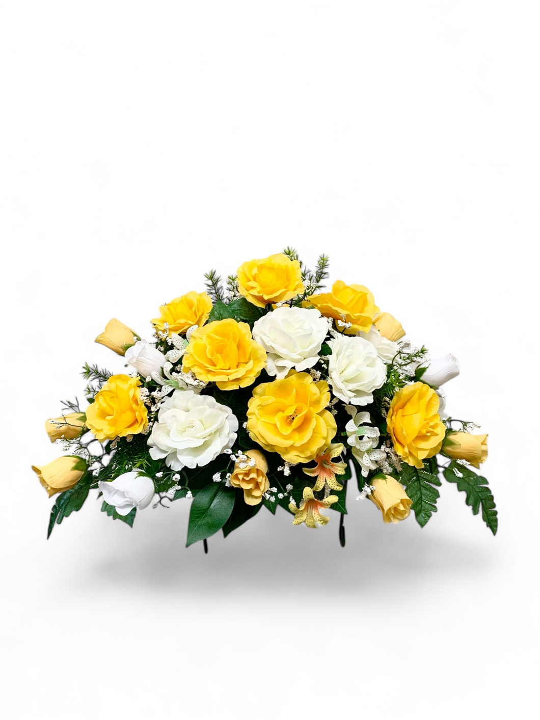 Classic Rose Saddle - Yellow and White