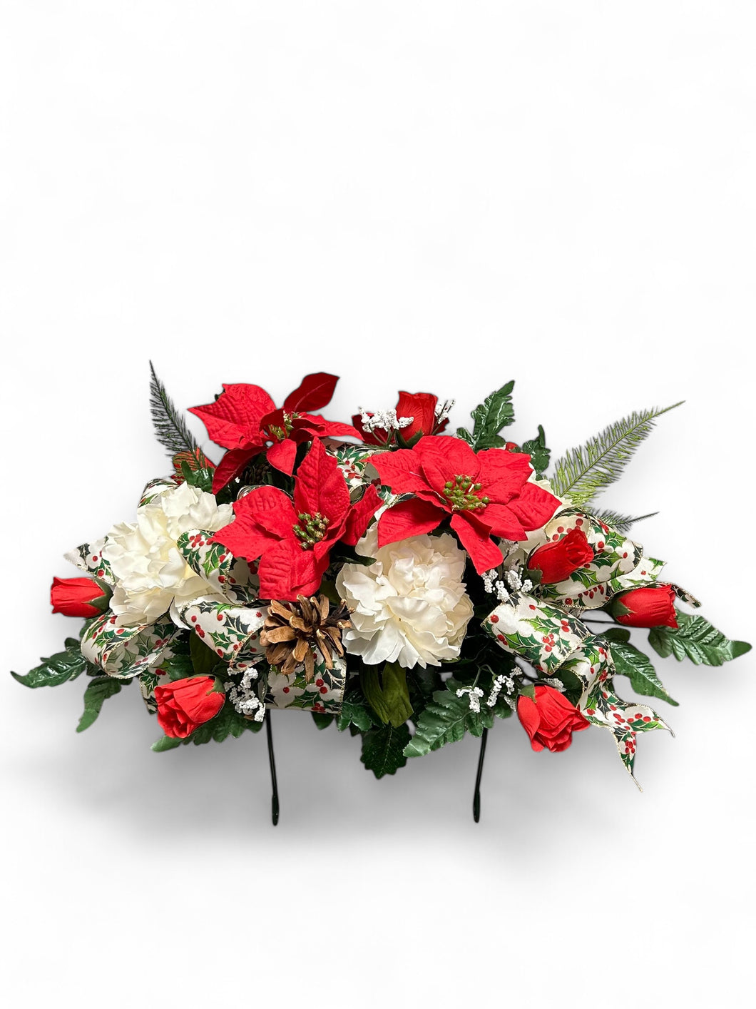 Christmas Poinsettia Saddle