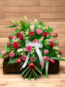 Casket Spray with Roses