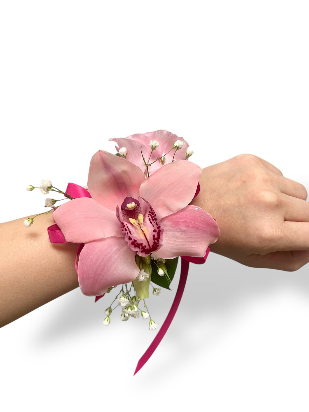 Cymbidium Orchid Corsage - Pink