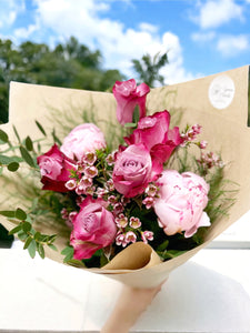 Peony and Roses Bouquet - Standard