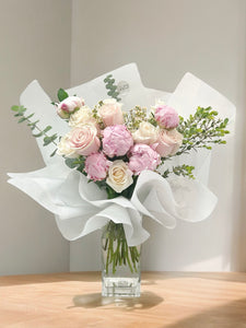 Peony and Roses Bouquet - Standard