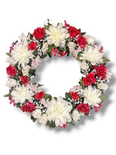 Load image into Gallery viewer, Signature Memorial Wreath - Artificial Flowers 20” &amp; 24”D
