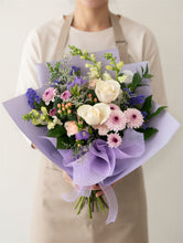 Load image into Gallery viewer, Ivory &amp; Amethyst Bouquet - 2 sizes
