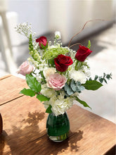 Load image into Gallery viewer, Rosy Harmony Arrangement (Vase) - 2 Sizes

