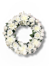 Load image into Gallery viewer, Timeless Petal Memorial Wreath - Artificial flowers 20” &amp; 24”
