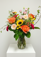 Load image into Gallery viewer, Seasonal Vibrant Vase Arrangement - Standard

