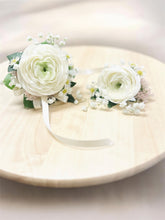 Load image into Gallery viewer, Ranunculus Corsage and Boutonniere
