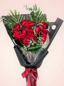Two Dozen Roses Bouquet - Vday