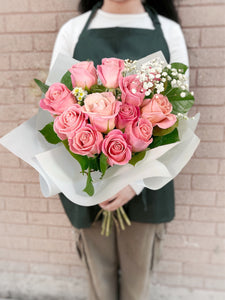 Pink Roses Bouquet