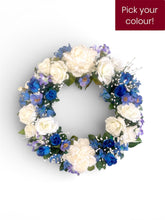 Load image into Gallery viewer, Signature Memorial Wreath - Artificial Flowers 20” &amp; 24”D
