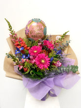 Load image into Gallery viewer, Seasonal Vibrant Hand-tied Bouquet
