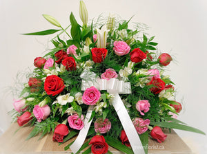 Casket Spray with Roses