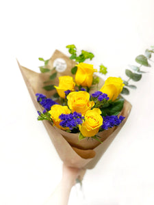 Mother's Day- Half Dozen Roses Bouquet