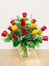 Load image into Gallery viewer, Two Dozen Roses Vased
