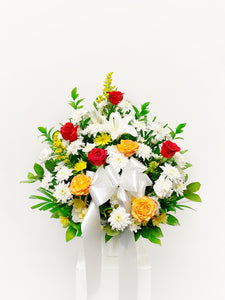 Designer’s Choice Sympathy Floral Basket - 3 sizes