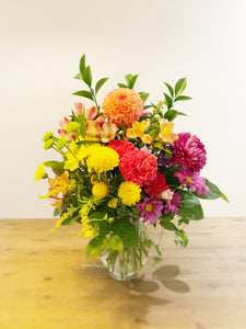 Seasonal Vibrant Vase Arrangement - Standard