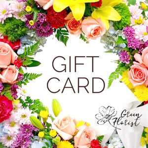 Green Florist Gift Card