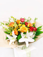 Load image into Gallery viewer, Seasonal Vibrant Hand-tied Bouquet

