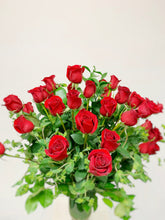 Load image into Gallery viewer, Three Dozen Premium Long Stem Roses Vased
