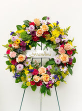 Load image into Gallery viewer, Colourful Serenity Wreath
