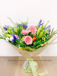 Seasonal Vibrant Hand-tied Bouquet