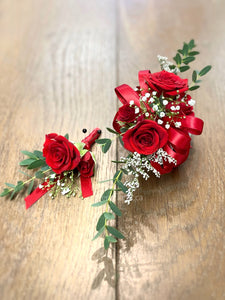 Corsage and Boutonniere Package