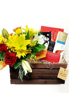 Flower and Chocolate Gift Set
